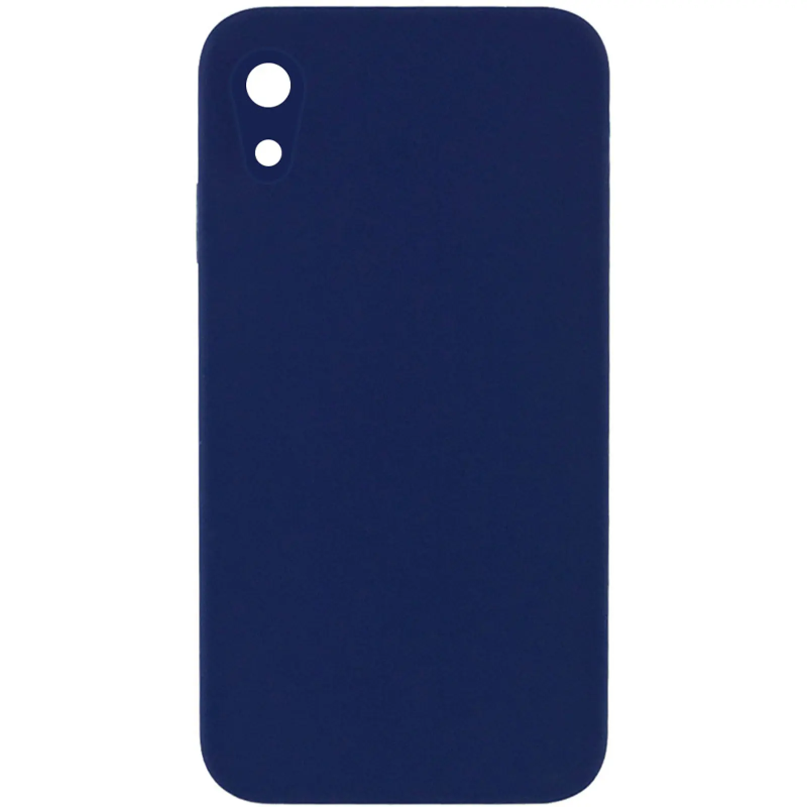 Чехол Silk Square Full Camera Protective (AA) NO LOGO для Apple iPhone XR (6.1"), Темно-синий / Midnight blue, Силикон, купить оптом с доставкой