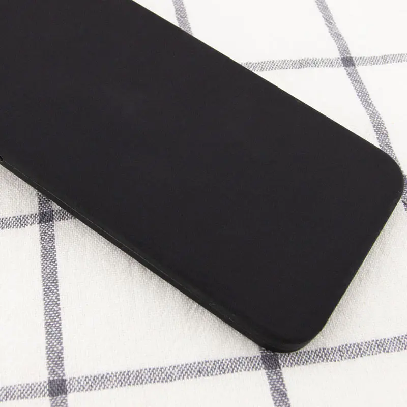 Чехол Silk Square Full Camera Protective (AA) NO LOGO для Apple iPhone XR (6.1"), Черный / Black 1, Силикон, купить оптом с доставкой