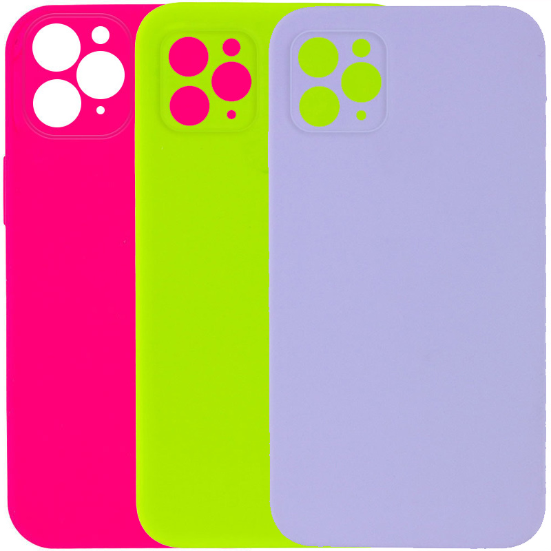 Чехол Silk Square Full Camera Protective (AA) NO LOGO для Apple iPhone 11 Pro Max (6.5"), Силикон, купить оптом с доставкой