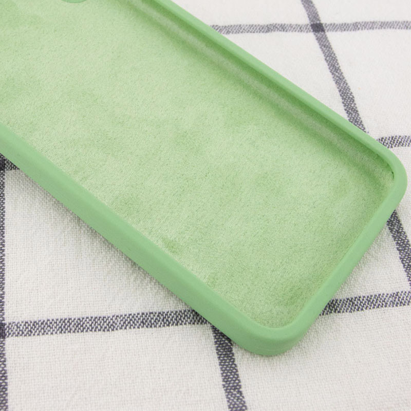 Чехол Silk Square Full Camera Protective (AA) NO LOGO для Apple iPhone 11 Pro Max (6.5"), Мятный / Mint 2, Силикон, купить оптом с доставкой