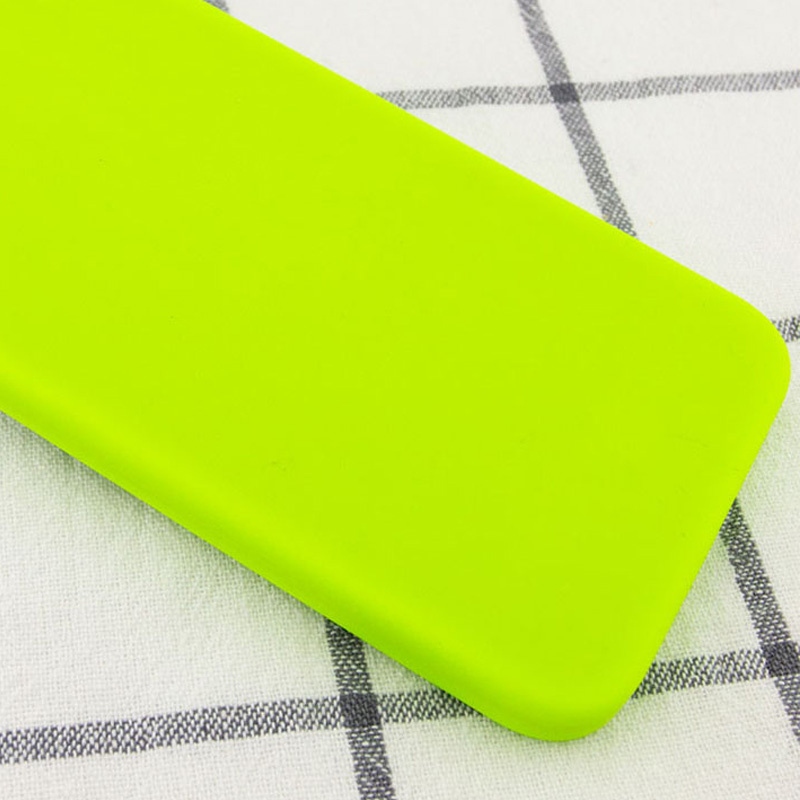 Чехол Silk Square Full Camera Protective (AA) NO LOGO для Apple iPhone 11 Pro Max (6.5"), Салатовый / Neon green 1, Силикон, купить оптом с доставкой