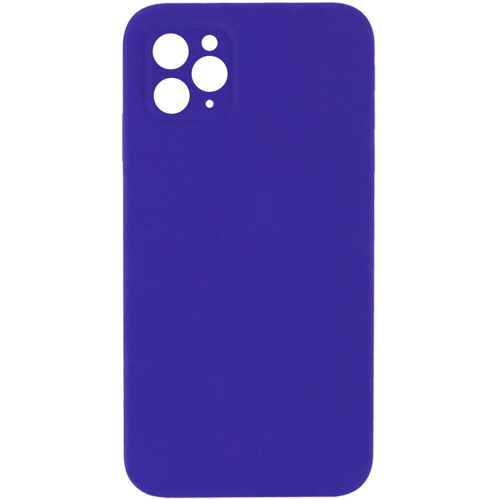 Чехол Silk Square Full Camera Protective (AA) NO LOGO для Apple iPhone 11 Pro Max (6.5"), Фиолетовый / Ultra Violet, Силикон, купить оптом с доставкой