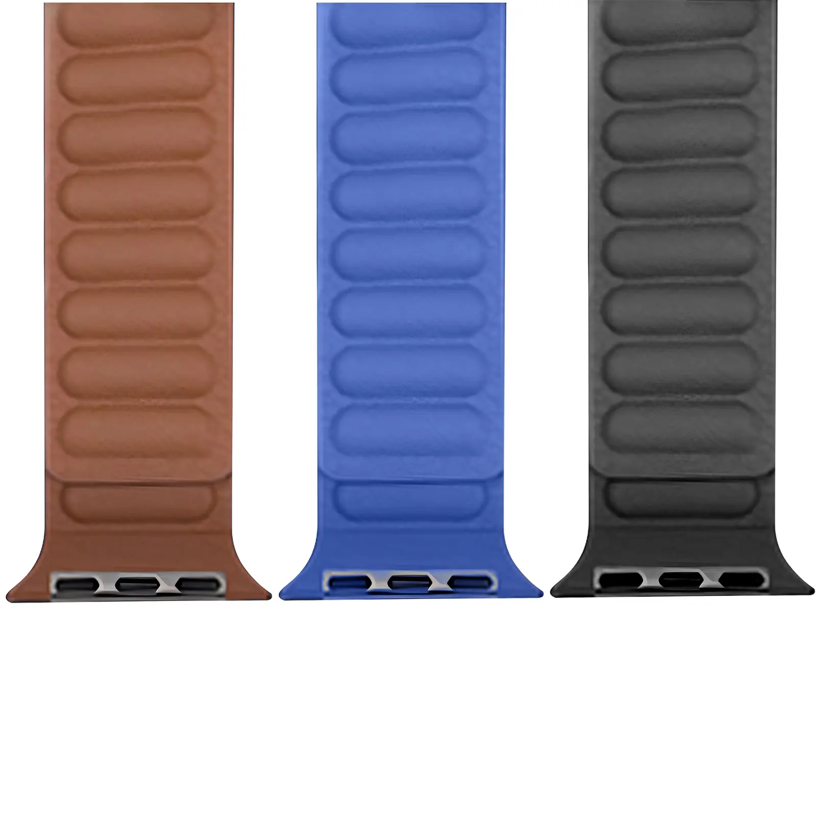 Ремінець Hoco WA23 Original series leather chain magnetic strap для Apple watch 42(ser.1-3)/44/45/49m, Штучна шкіра, купити оптом з доставкою