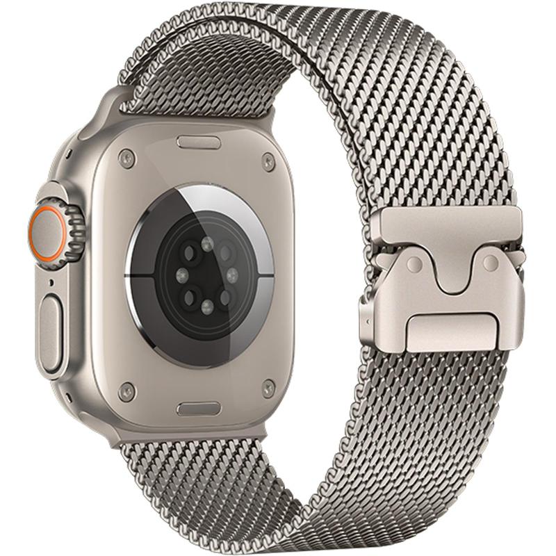 Ремінець Hoco WA33 Original series umbrella buckle Milanese steel strap для Apple watch 38/40/41/42mm на малюнкі №2