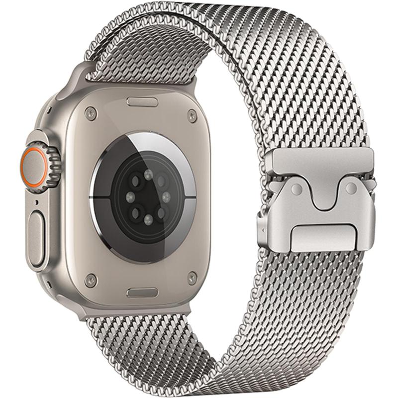 Ремінець Hoco WA33 Original series umbrella buckle Milanese steel strap для Apple watch 38/40/41/42mm на малюнкі №2
