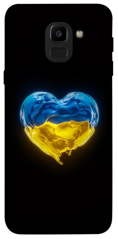 Чехол itsPrint Серце України для Samsung J600F Galaxy J6 (2018), love ukraine, купить оптом с доставкой