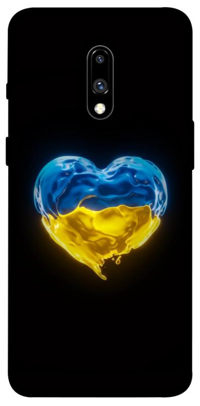Чехол itsPrint Серце України для OnePlus 7, love ukraine, купить оптом с доставкой