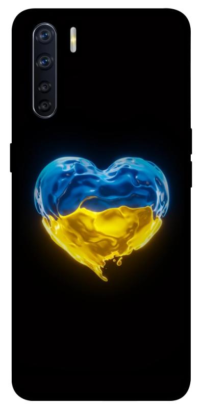 Чехол itsPrint Серце України для Oppo A91, love ukraine, купить оптом с доставкой