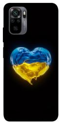 Чехол itsPrint Серце України для Xiaomi Redmi Note 10 / Note 10s