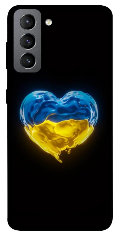 Чехол itsPrint Серце України для Samsung Galaxy S21 FE, love ukraine, купить оптом с доставкой