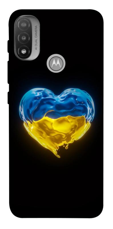 Чехол itsPrint Серце України для Motorola Moto E20, love ukraine, купить оптом с доставкой