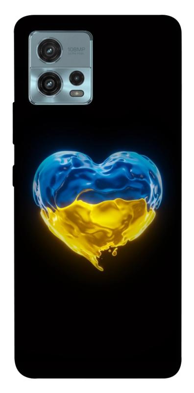Чехол itsPrint Серце України для Motorola Moto G72, love ukraine, купить оптом с доставкой