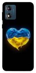 Чехол itsPrint Серце України для Motorola Moto E13