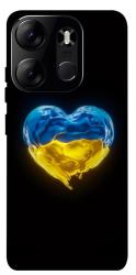 Чехол itsPrint Серце України для Tecno Spark Go 2023