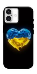 Чехол itsPrint Серце України для Apple iPhone 16 (6.1")