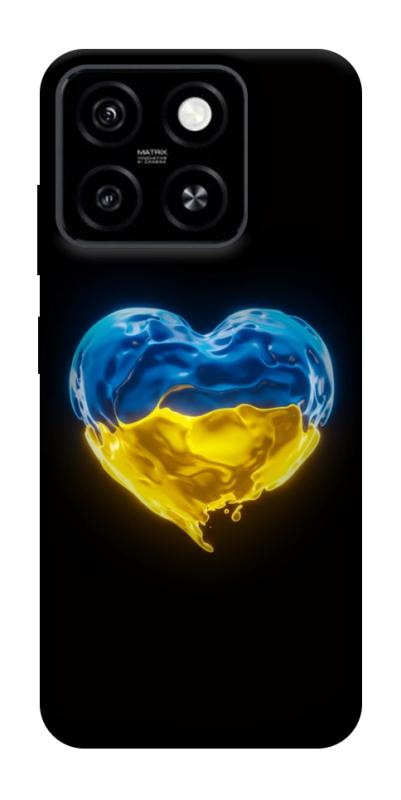 Чехол itsPrint Серце України для ZTE Blade A55 4G, love ukraine, купить оптом с доставкой