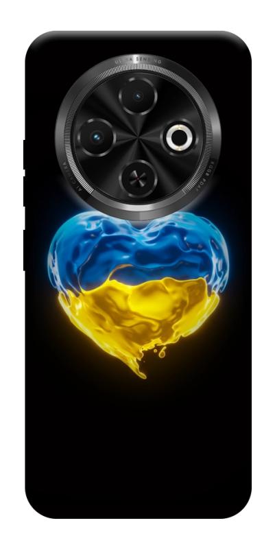 Чохол itsPrint Серце України для TECNO Spark 30C, love ukraine, купити оптом з доставкою