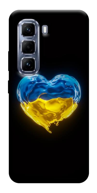 Чехол itsPrint Серце України для Infinix Hot 50 Pro, love ukraine, купить оптом с доставкой