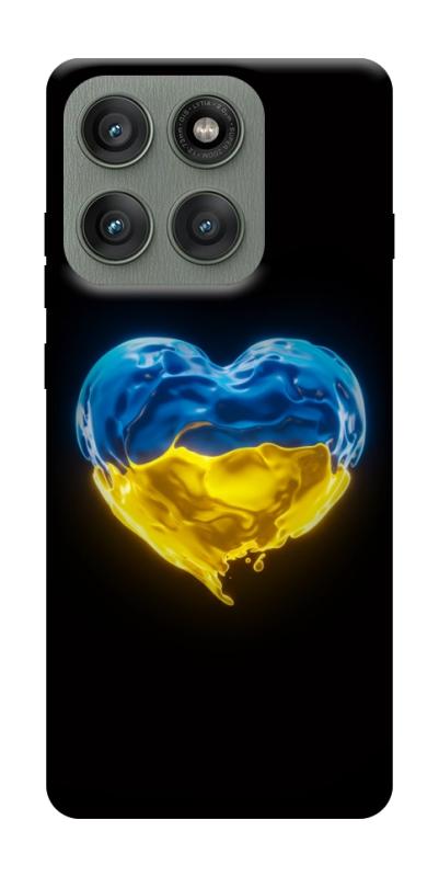 Чехол itsPrint Серце України для Motorola Edge 60 Pro, love ukraine, купить оптом с доставкой