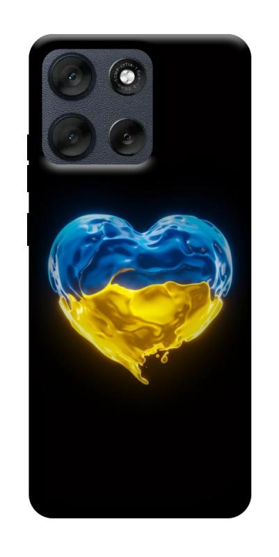 Чехол itsPrint Серце України для Motorola Moto G56 5G, love ukraine, купить оптом с доставкой