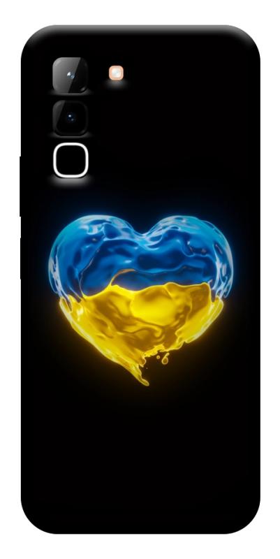 Чехол itsPrint Серце України для Infinix Hot 70, love ukraine, купить оптом с доставкой