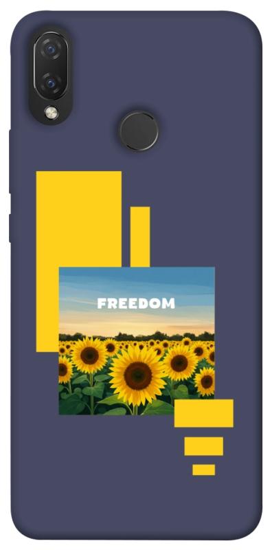 Чехол itsPrint Квітуча свобода для Huawei P Smart+ (nova 3i), love ukraine, купить оптом с доставкой