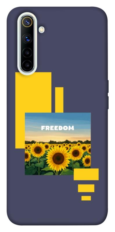 Чехол itsPrint Квітуча свобода для Realme 6, love ukraine, купить оптом с доставкой