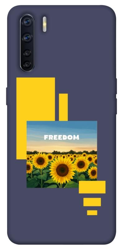 Чехол itsPrint Квітуча свобода для Oppo A91, love ukraine, купить оптом с доставкой