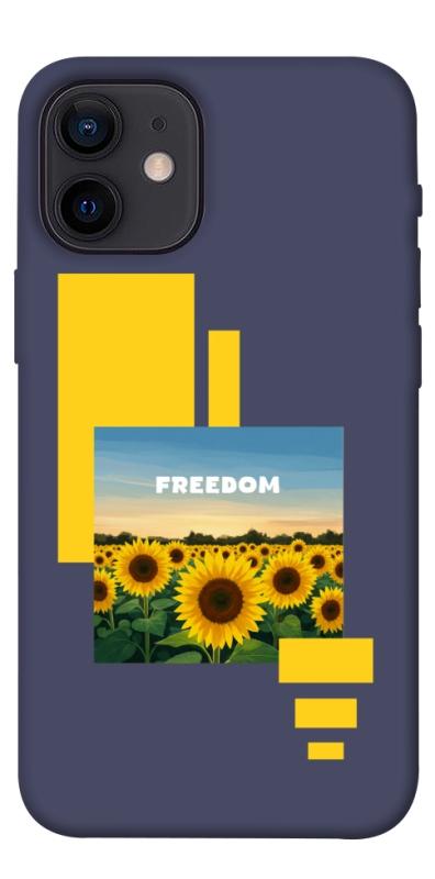 Чехол itsPrint Квітуча свобода для Apple iPhone 12 mini (5.4"), love ukraine, купить оптом с доставкой