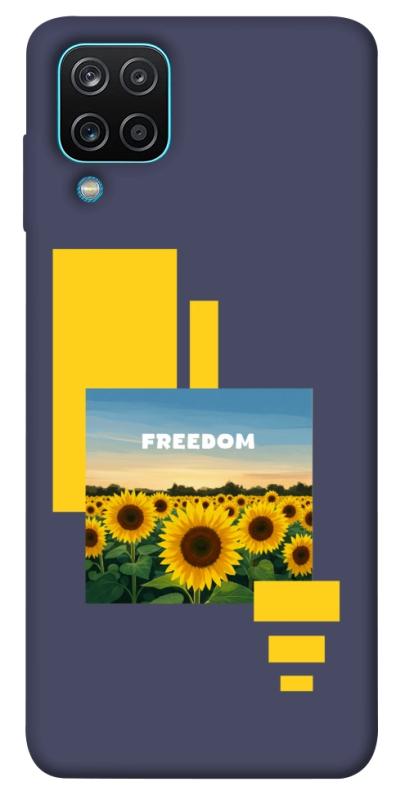Чохол itsPrint Квітуча свобода для Samsung Galaxy A12, love ukraine, купити оптом з доставкою