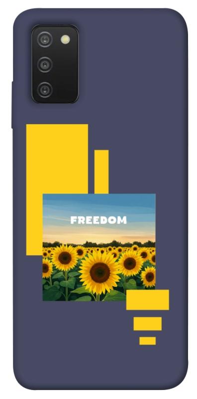 Чехол itsPrint Квітуча свобода для Samsung Galaxy A03s, love ukraine, купить оптом с доставкой