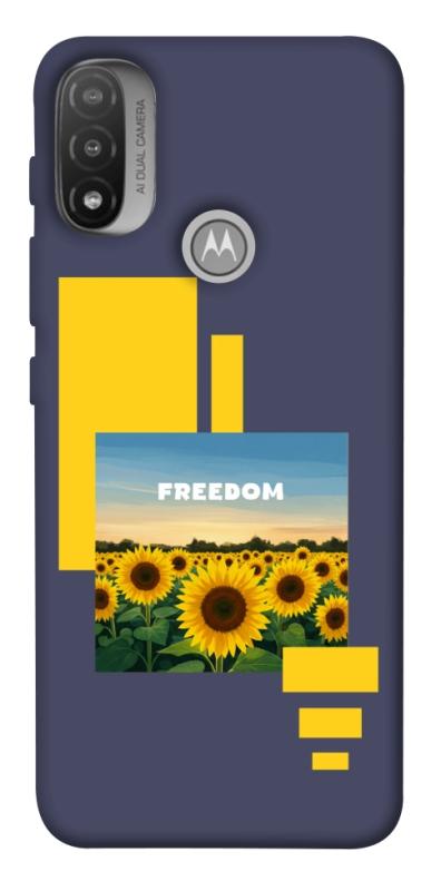 Чехол itsPrint Квітуча свобода для Motorola Moto E20, love ukraine, купить оптом с доставкой