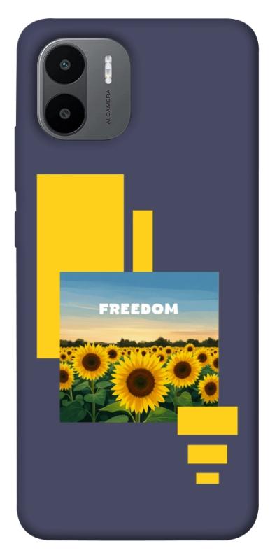 Чехол itsPrint Квітуча свобода для Xiaomi Redmi A1+ / A2+, love ukraine, купить оптом с доставкой