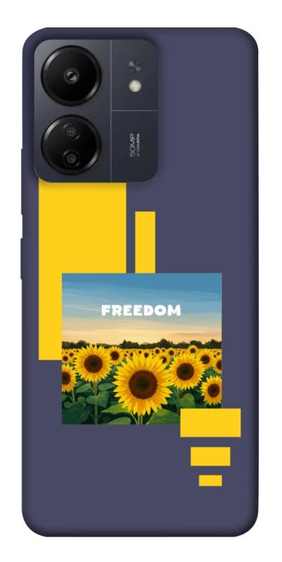 Чехол itsPrint Квітуча свобода для Xiaomi Redmi 13C, love ukraine, купить оптом с доставкой