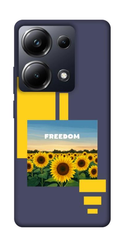 Чехол itsPrint Квітуча свобода для Xiaomi Redmi Note 13 Pro 4G, love ukraine, купить оптом с доставкой