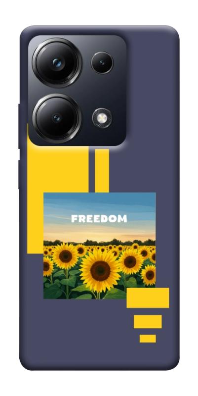 Чехол itsPrint Квітуча свобода для Xiaomi Redmi 13 4G / Poco M6 4G, love ukraine, купить оптом с доставкой