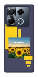 Чехол itsPrint Квітуча свобода для Infinix Note 40 Pro 4G