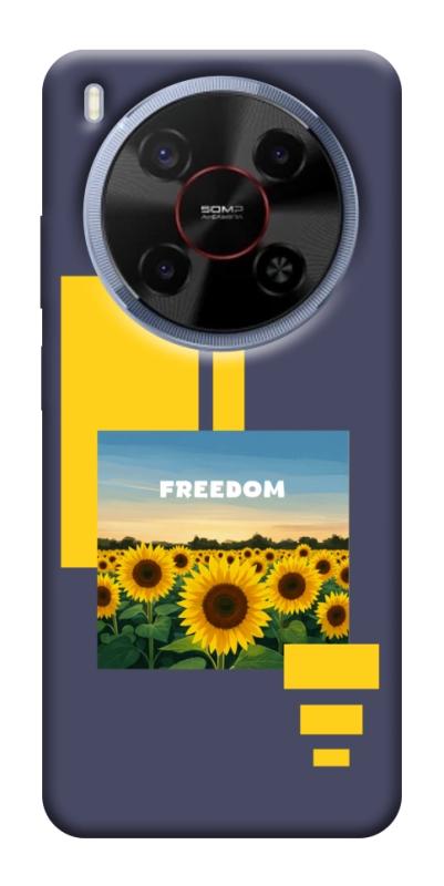 Чехол itsPrint Квітуча свобода для ZTE Nubia V70 Max, love ukraine, купить оптом с доставкой