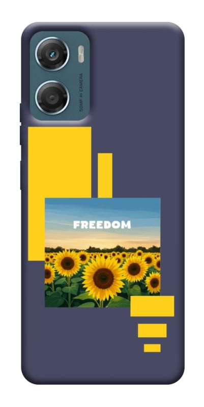 Чехол itsPrint Квітуча свобода для Motorola Moto G06, love ukraine, купить оптом с доставкой