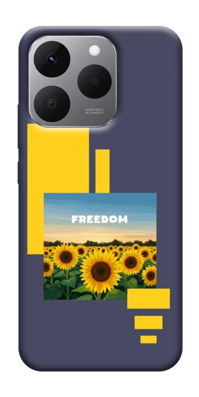 Чехол itsPrint Квітуча свобода для Realme 15T, love ukraine, купить оптом с доставкой