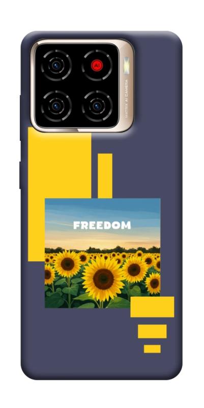 Чехол itsPrint Квітуча свобода для ZTE Blade A56, love ukraine, купить оптом с доставкой