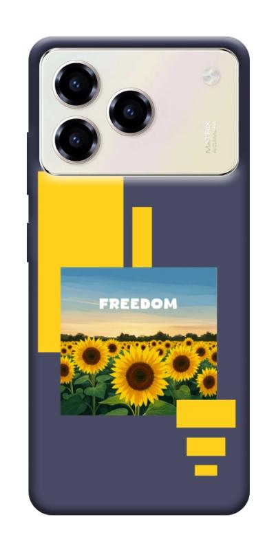 Чехол itsPrint Квітуча свобода для ZTE Blade A76, love ukraine, купить оптом с доставкой