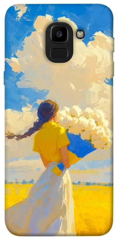 Чехол itsPrint Поле мрій для Samsung J600F Galaxy J6 (2018), love ukraine, купить оптом с доставкой