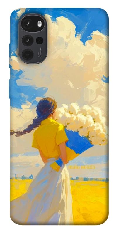 Чехол itsPrint Поле мрій для Motorola Moto G22, love ukraine, купить оптом с доставкой