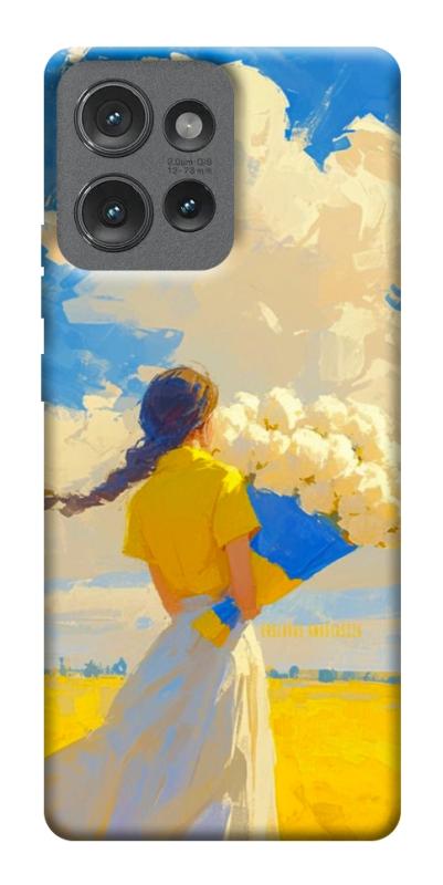 Чехол itsPrint Поле мрій для Motorola Edge 50, love ukraine, купить оптом с доставкой