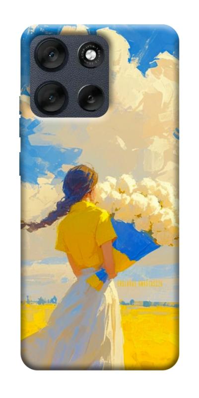 Чехол itsPrint Поле мрій для Motorola Moto G56 5G, love ukraine, купить оптом с доставкой