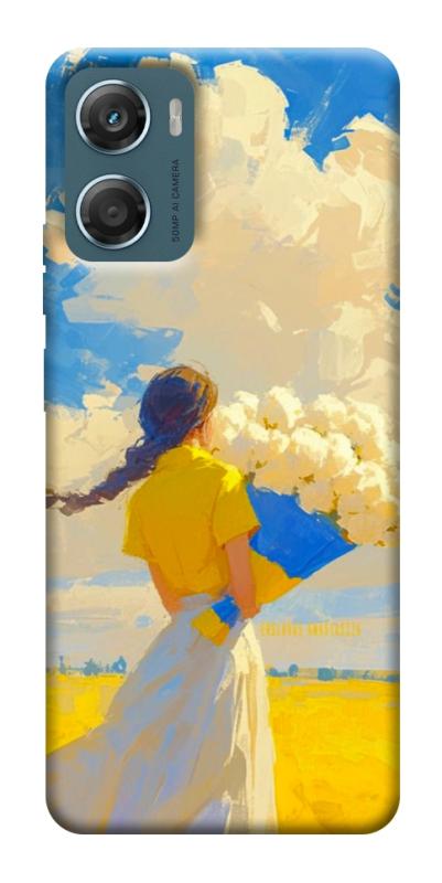 Чехол itsPrint Поле мрій для Motorola Moto G06, love ukraine, купить оптом с доставкой