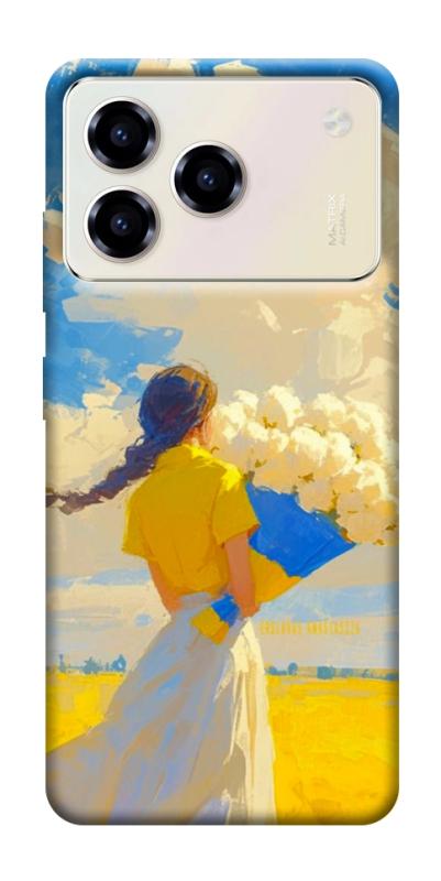 Чехол itsPrint Поле мрій для ZTE Blade A76, love ukraine, купить оптом с доставкой