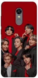 Чохол itsPrint BTS in red для Xiaomi Redmi 5 Plus / Redmi Note 5 (Single Camera)