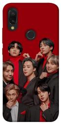 Чохол itsPrint BTS in red для Xiaomi Redmi 7
